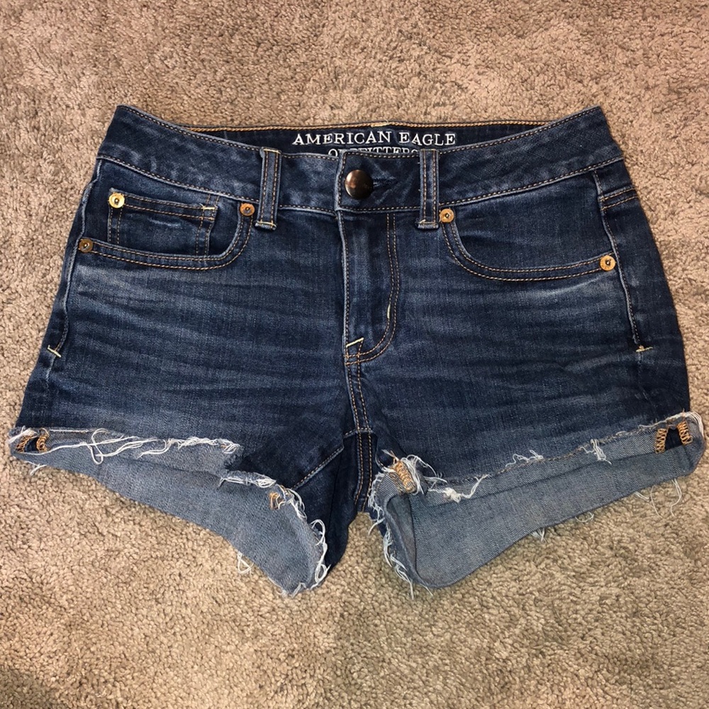 American eagle jean shorts